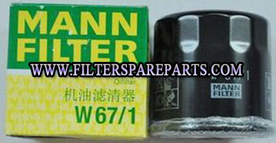 W671 mann oil filter